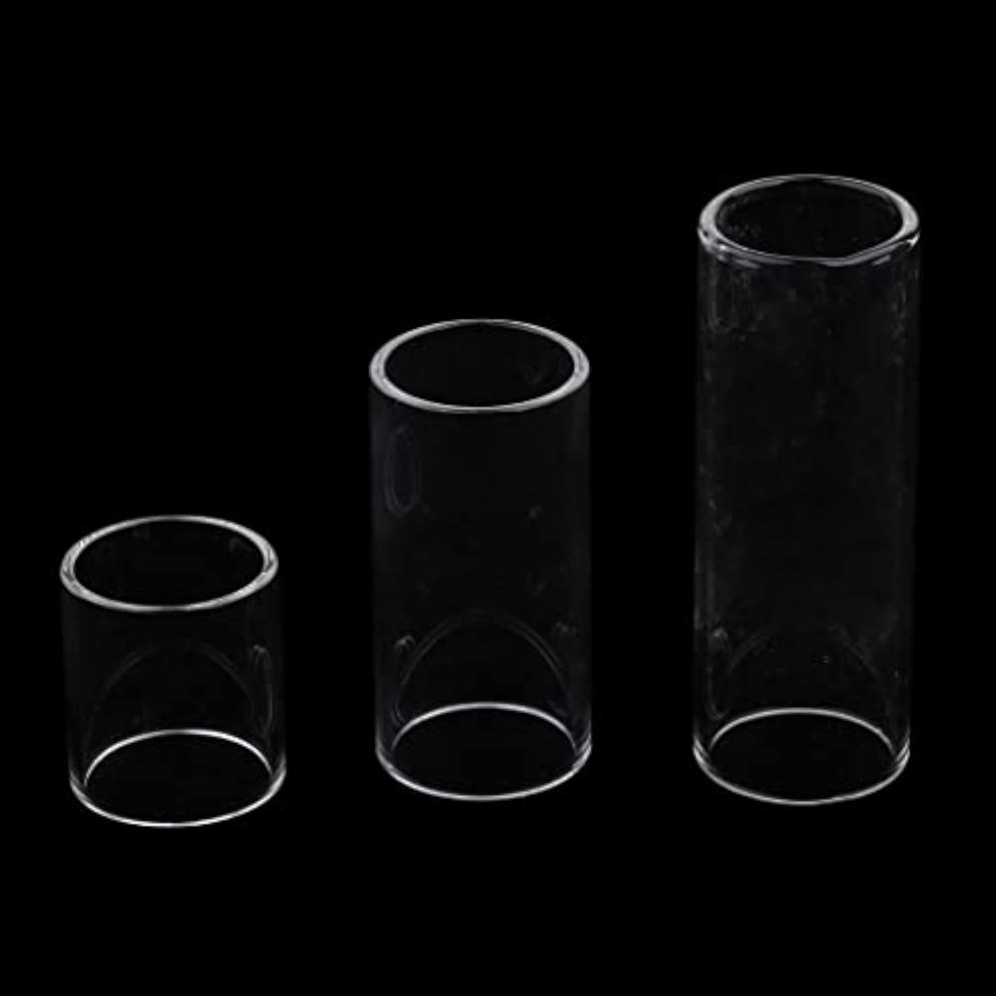 1 Set 28/50/69Mm String Finger Slide Glass Bottle Neck for Guitar
